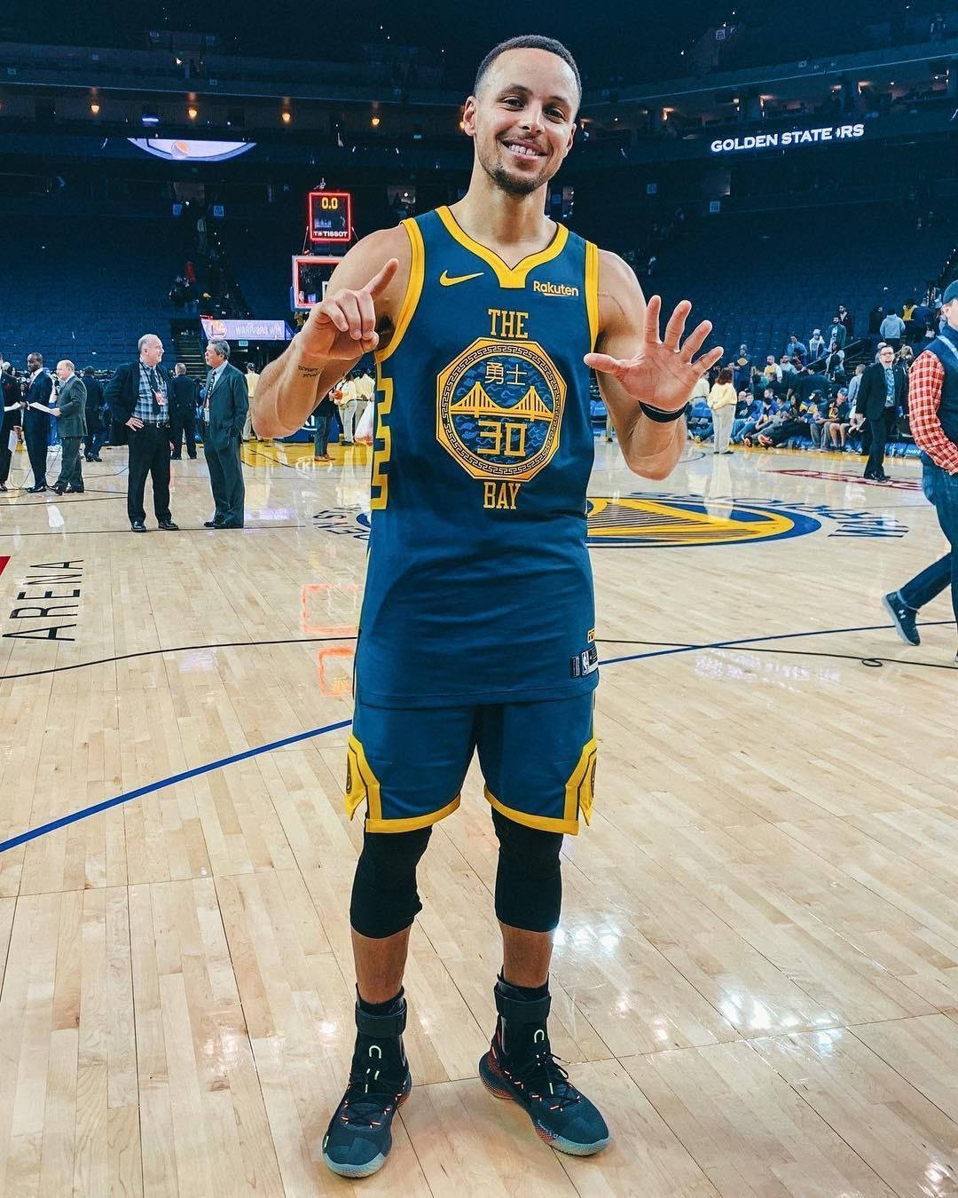 Nba Iphone Stephen Curry Achtergrond