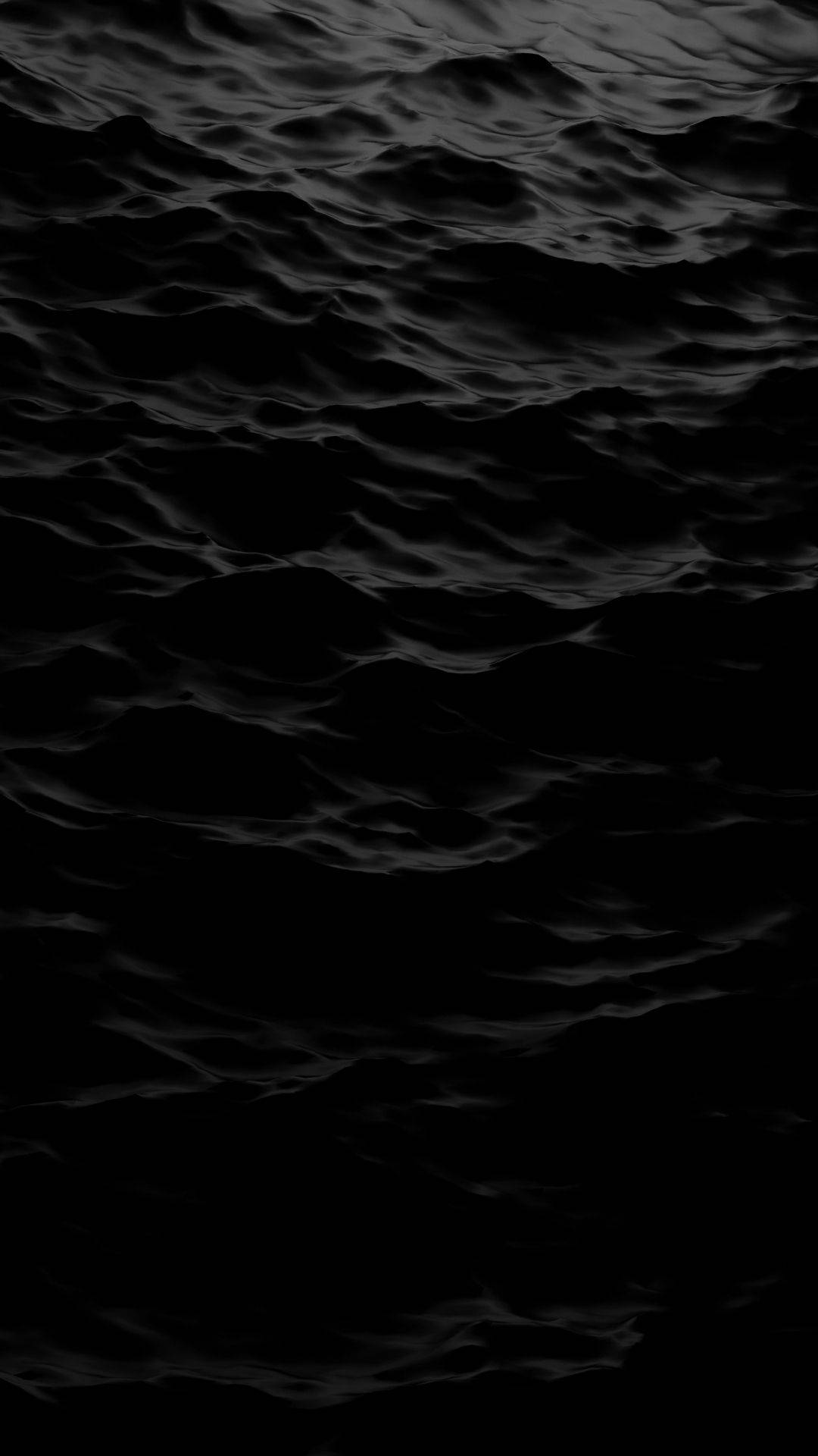 Ocean Solid Black iPhone Wallpaper