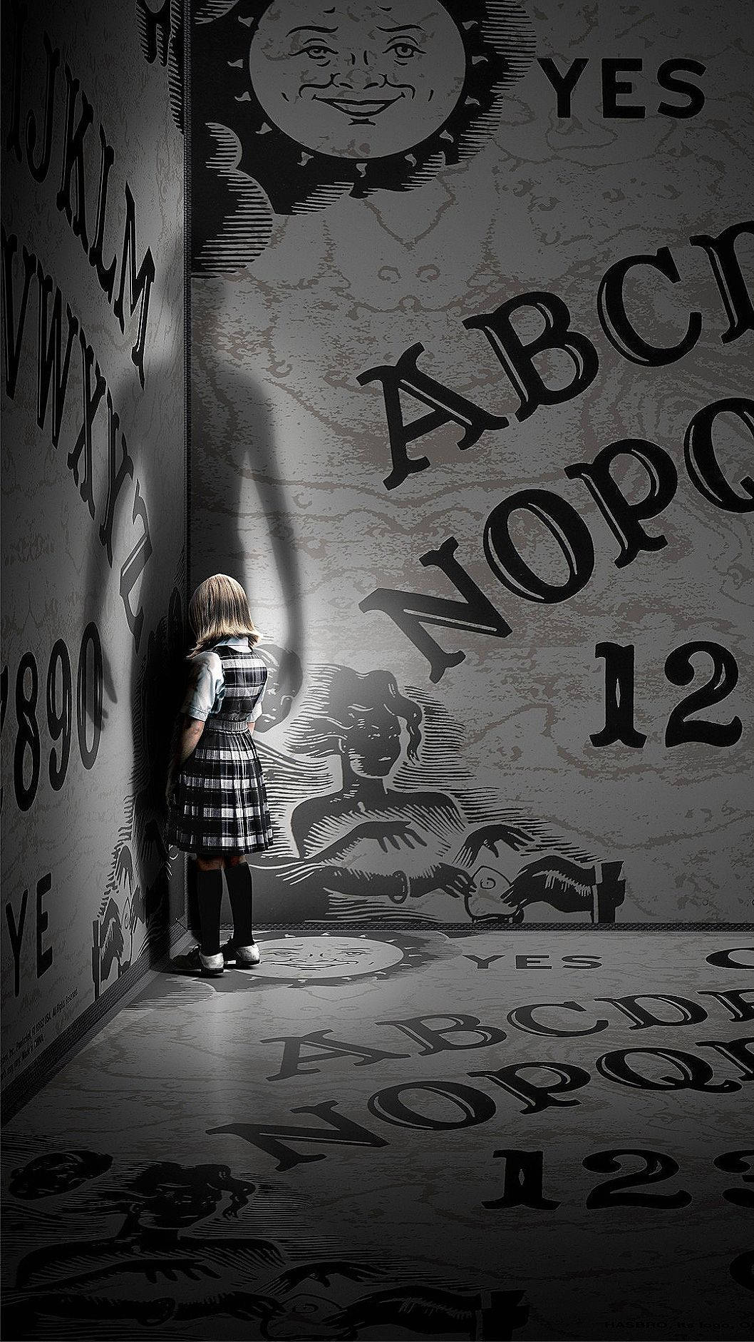 Ouija Origine Du Mal Noir Et Blanc Iphone Fond d'écran