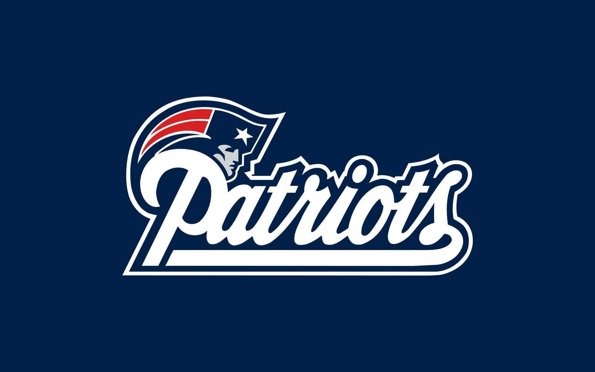 Show Your Patriotism with the New England Patriots Official Logo Wallpaper