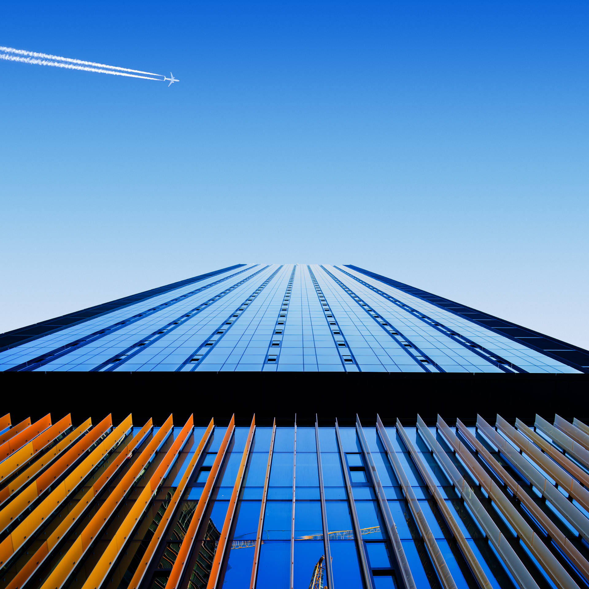 Piano Prospettico Del Grattacielo Sfondo