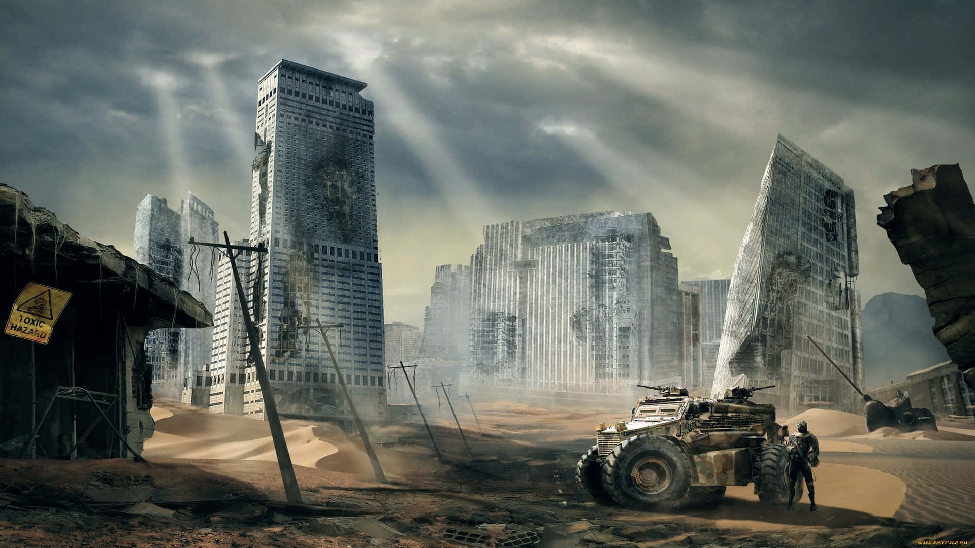 Out of Destruction, Hope Rises Wallpaper