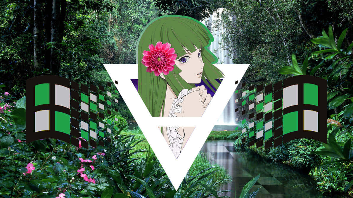 Ranka Lee Sanger Vaporwave Anime Bakgrunnsbildet