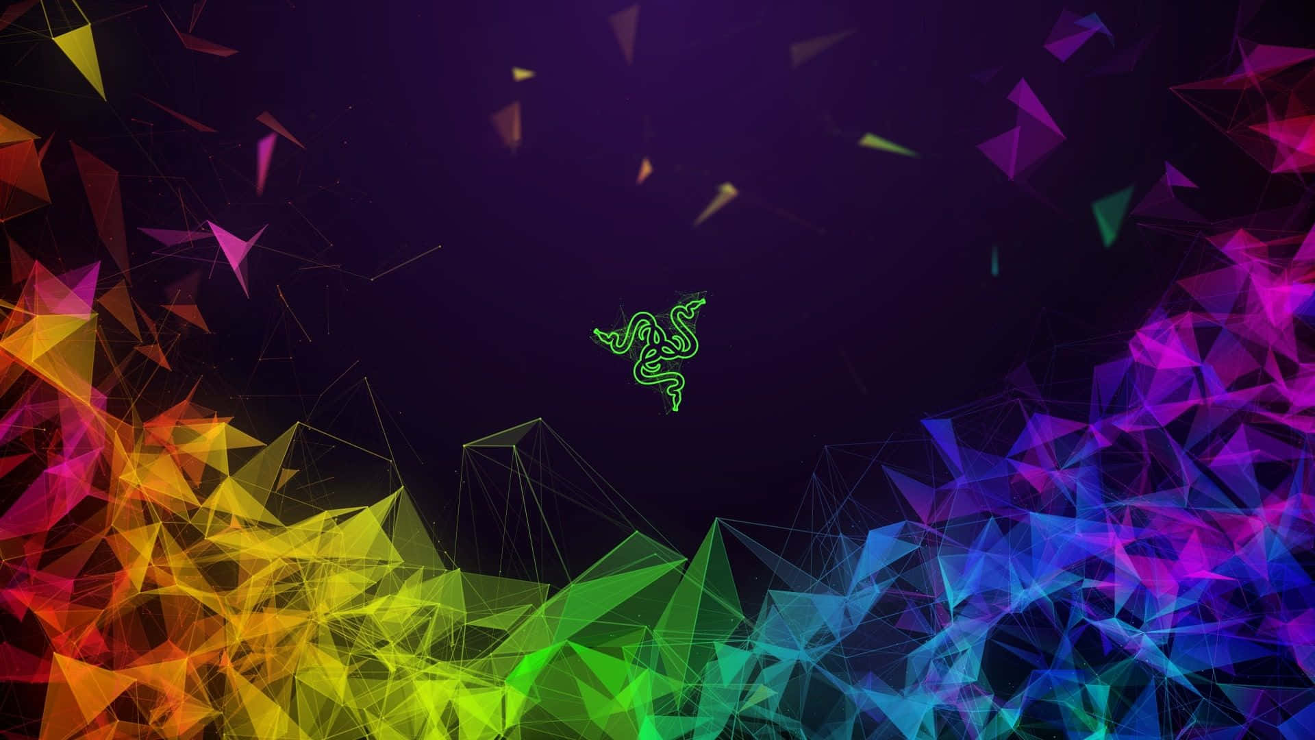 Razer Logo Reactive RGB Colors Wallpaper