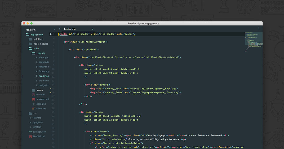 Beispielscodemit Sublime Text Verwenden Wallpaper