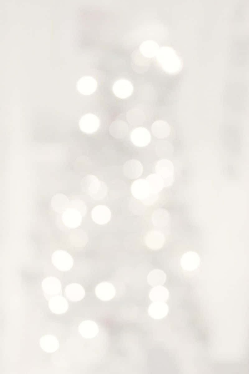 Lucessuaves De Efecto Bokeh Estética En Blanco Fondo de pantalla