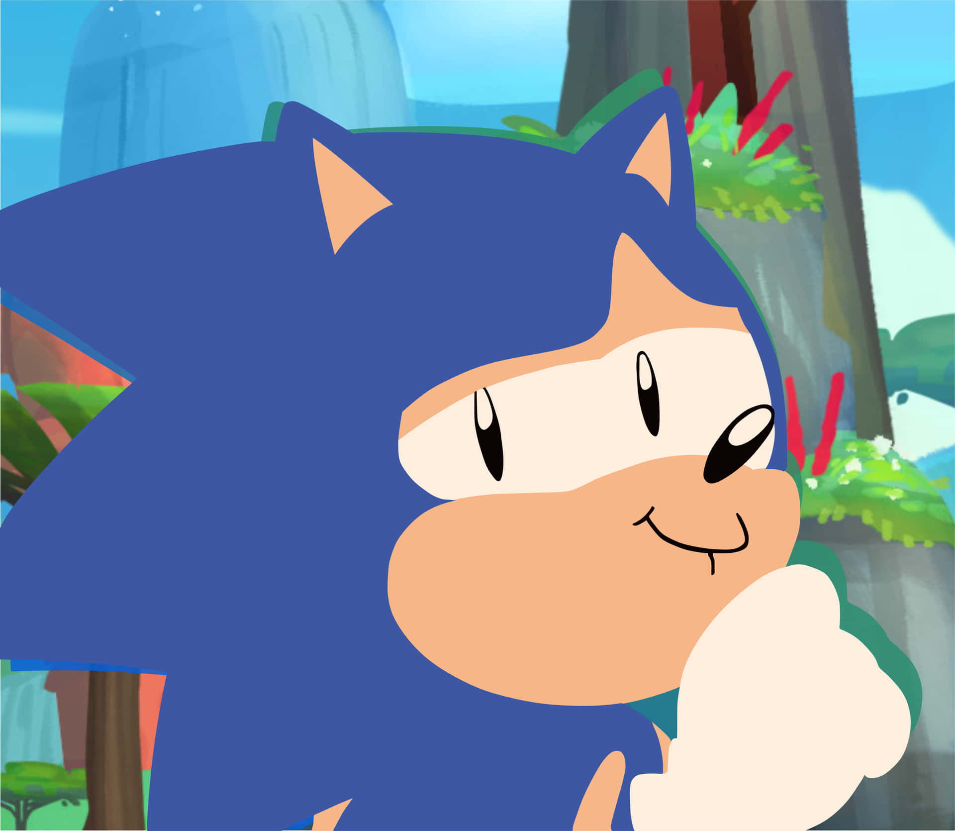 Sonic Mania Er Det Perfekte Spillet For Spillere I Alle Aldre! Bakgrunnsbildet