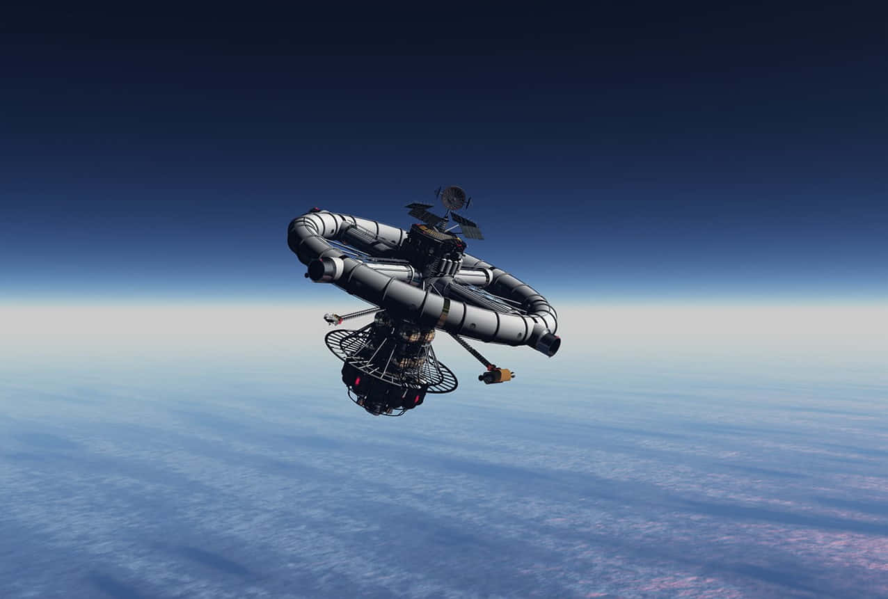 Innovative Space Technology at Work Wallpaper