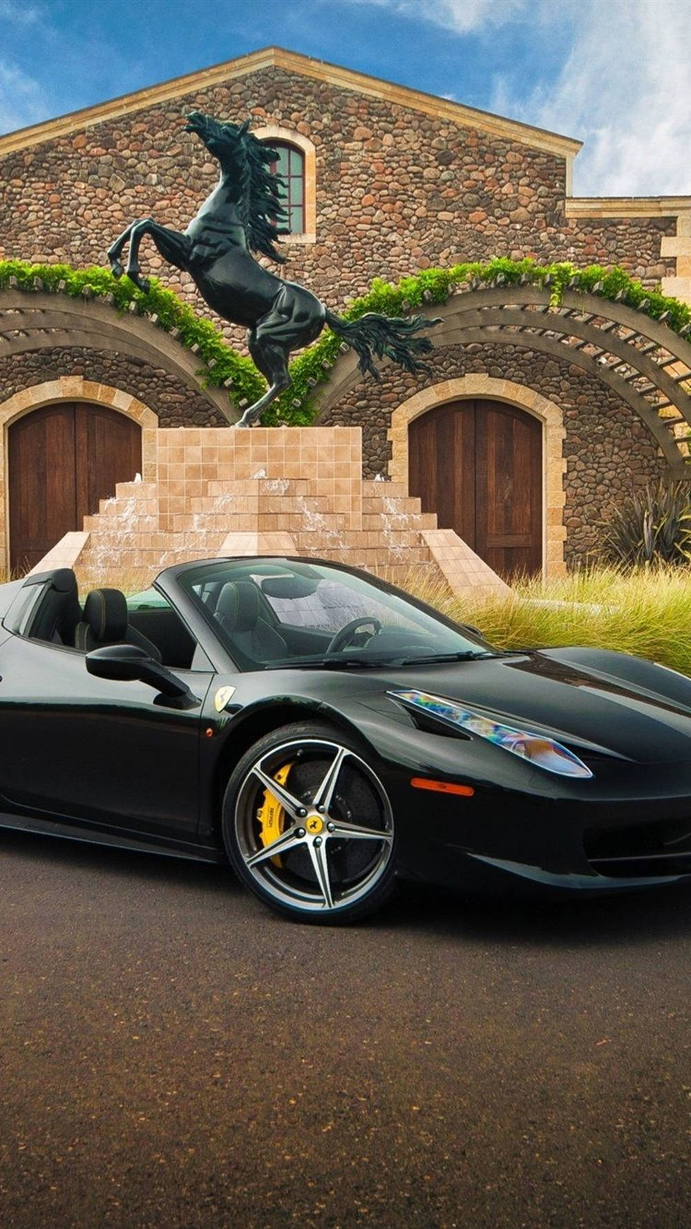 Bakgrundsbildspider Ferrari Iphone Bakgrundsbild. Wallpaper