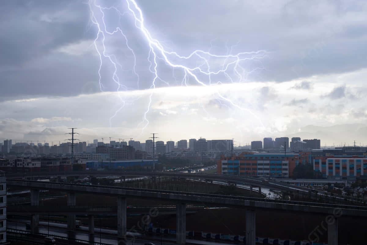 The Power Of Nature: An Intense Stormy Sky