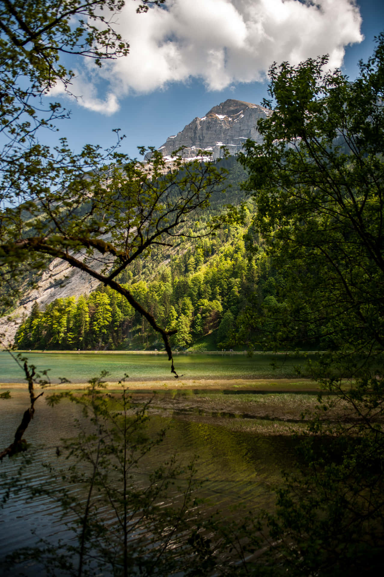 Fantastisk Utsikt Over Glarus-alpene Bakgrunnsbildet