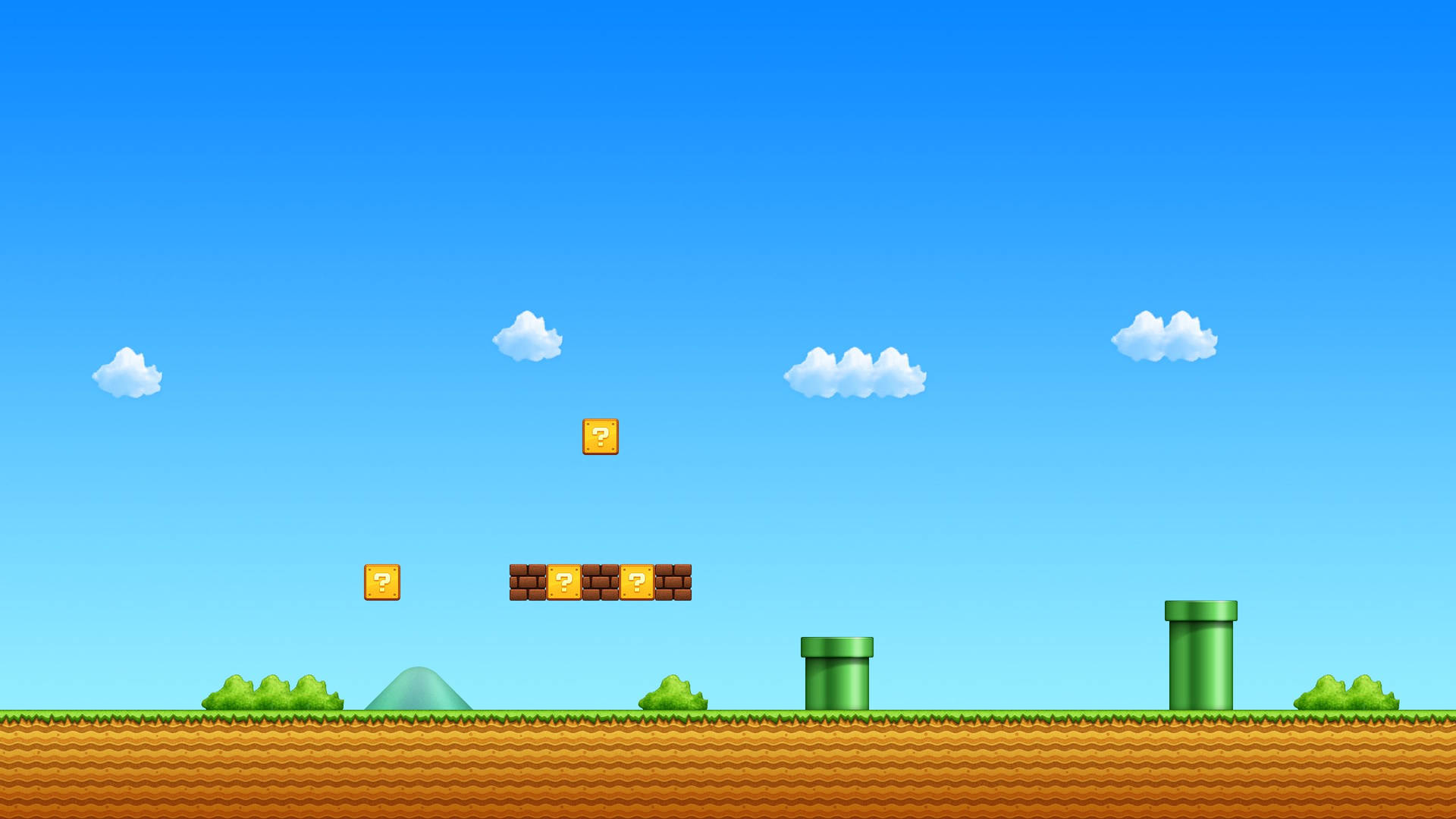 Supermario Juego 8 Bit Fondo de pantalla