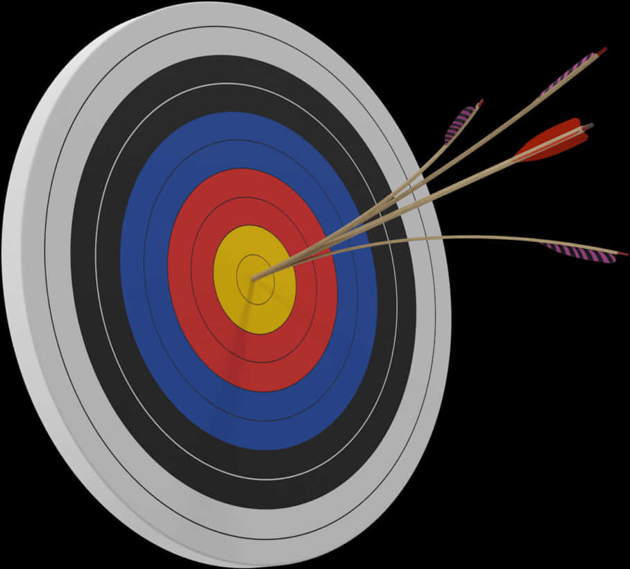 Target Bulls Eye - Arrow Splits Arrow Target Wallpaper