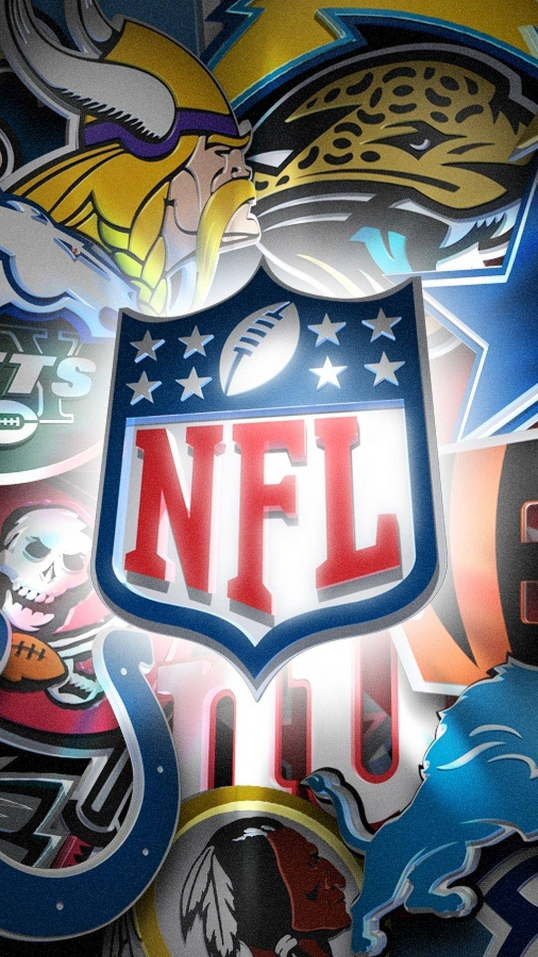 Team Logos NFL iPhone Wallpaper