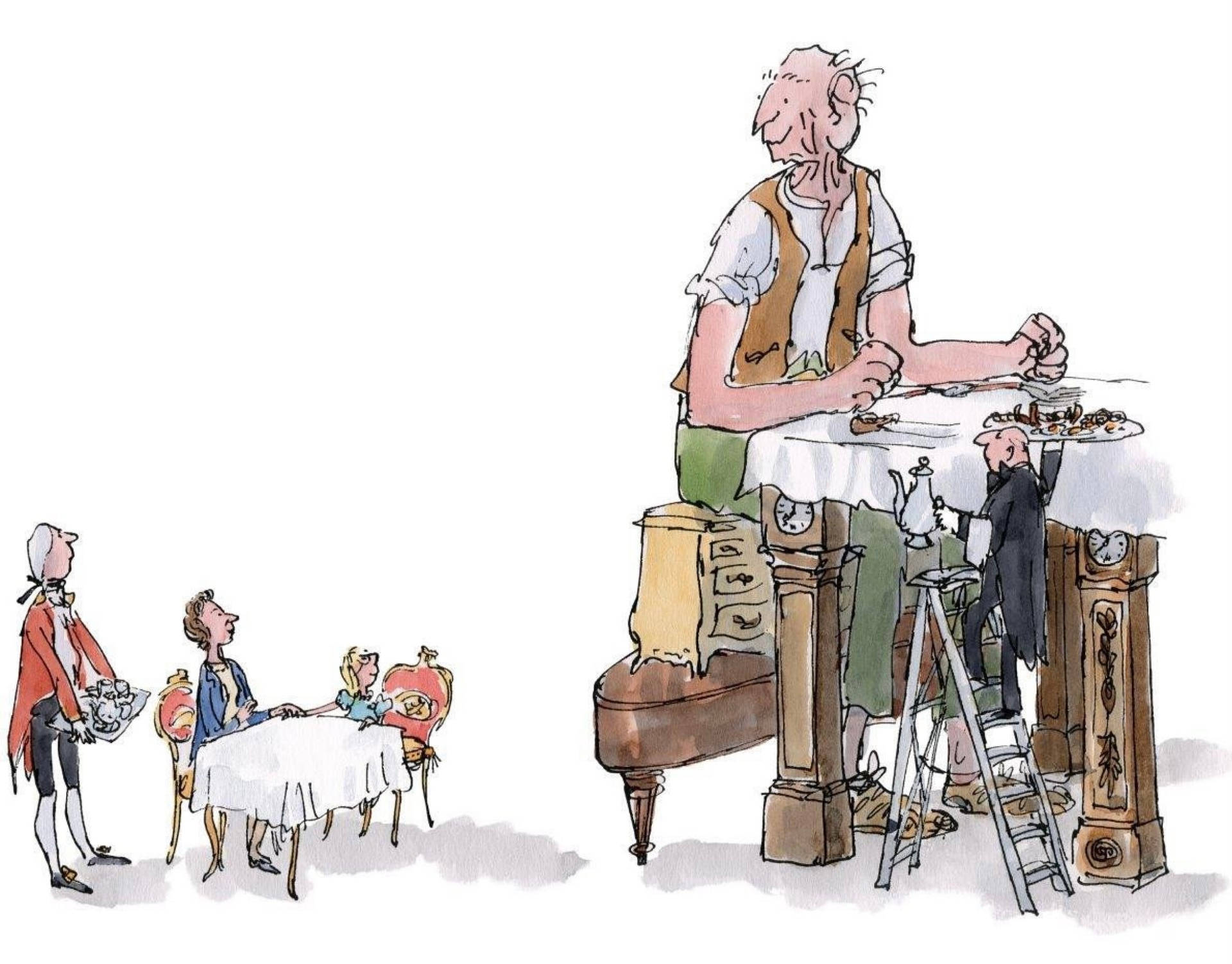 The BFG Comic Art Wallpaper