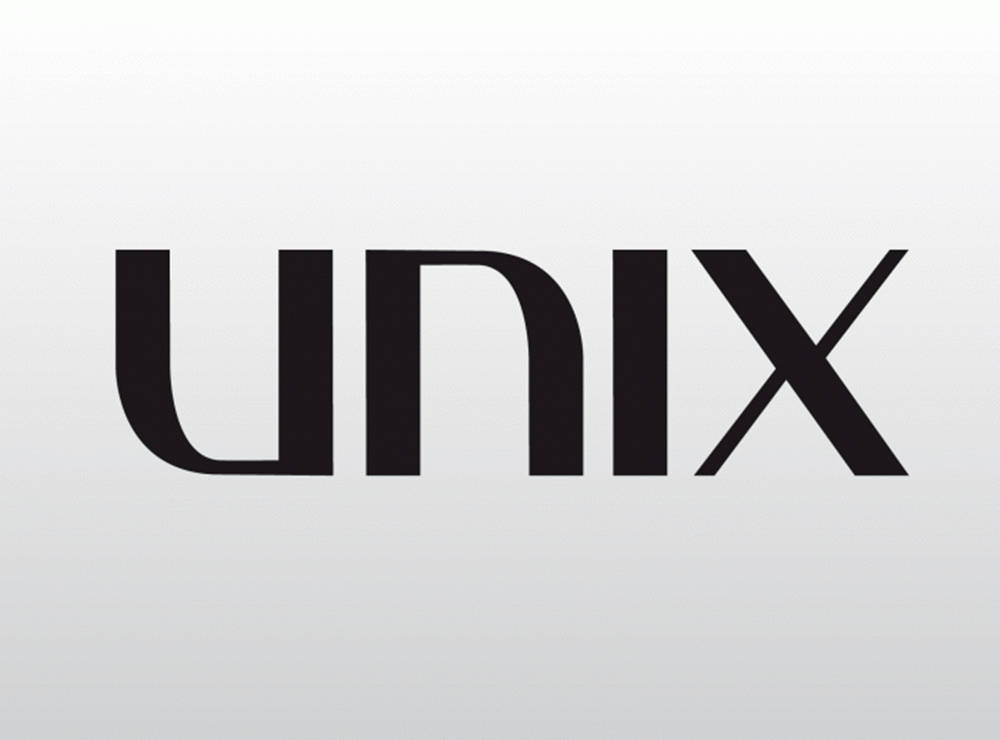 Unixsoftware Minimalistisches Logo. Wallpaper