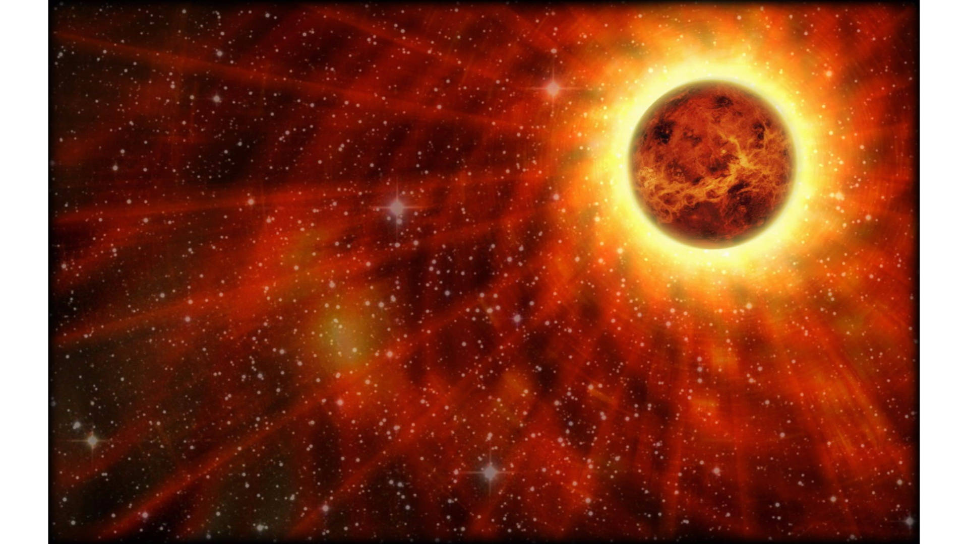 Venus Glowing Rays Wallpaper