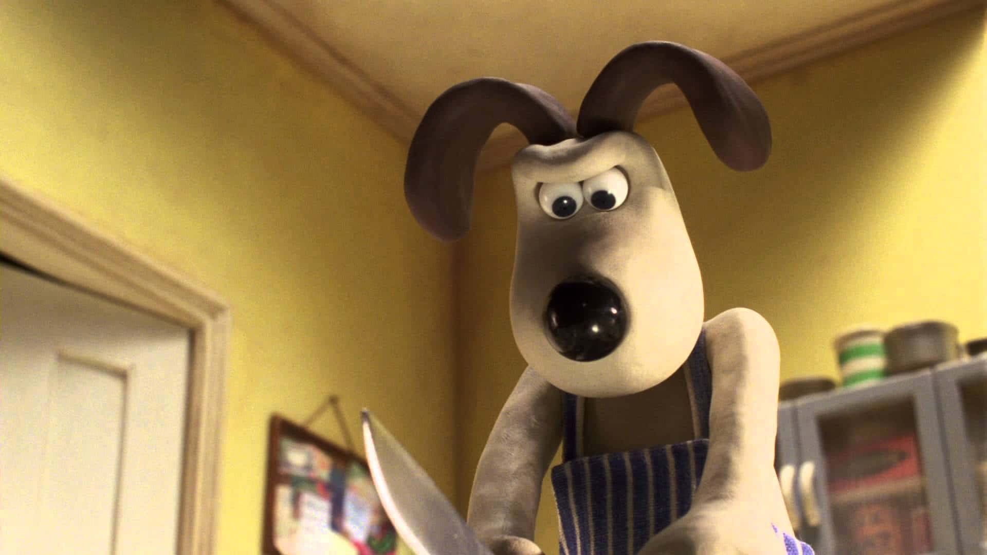 Wallace & Gromit: Forbannelsen Av Varulven-kniv Bakgrunnsbildet