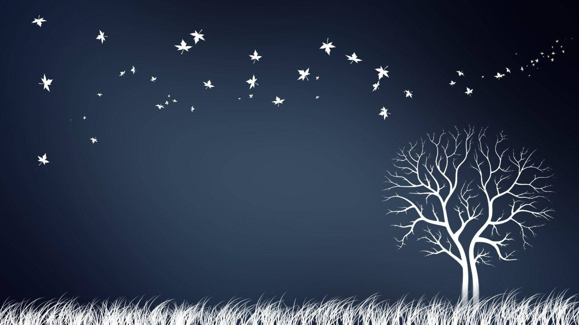 Arte Creativa Dell'albero Bianco Sfondo