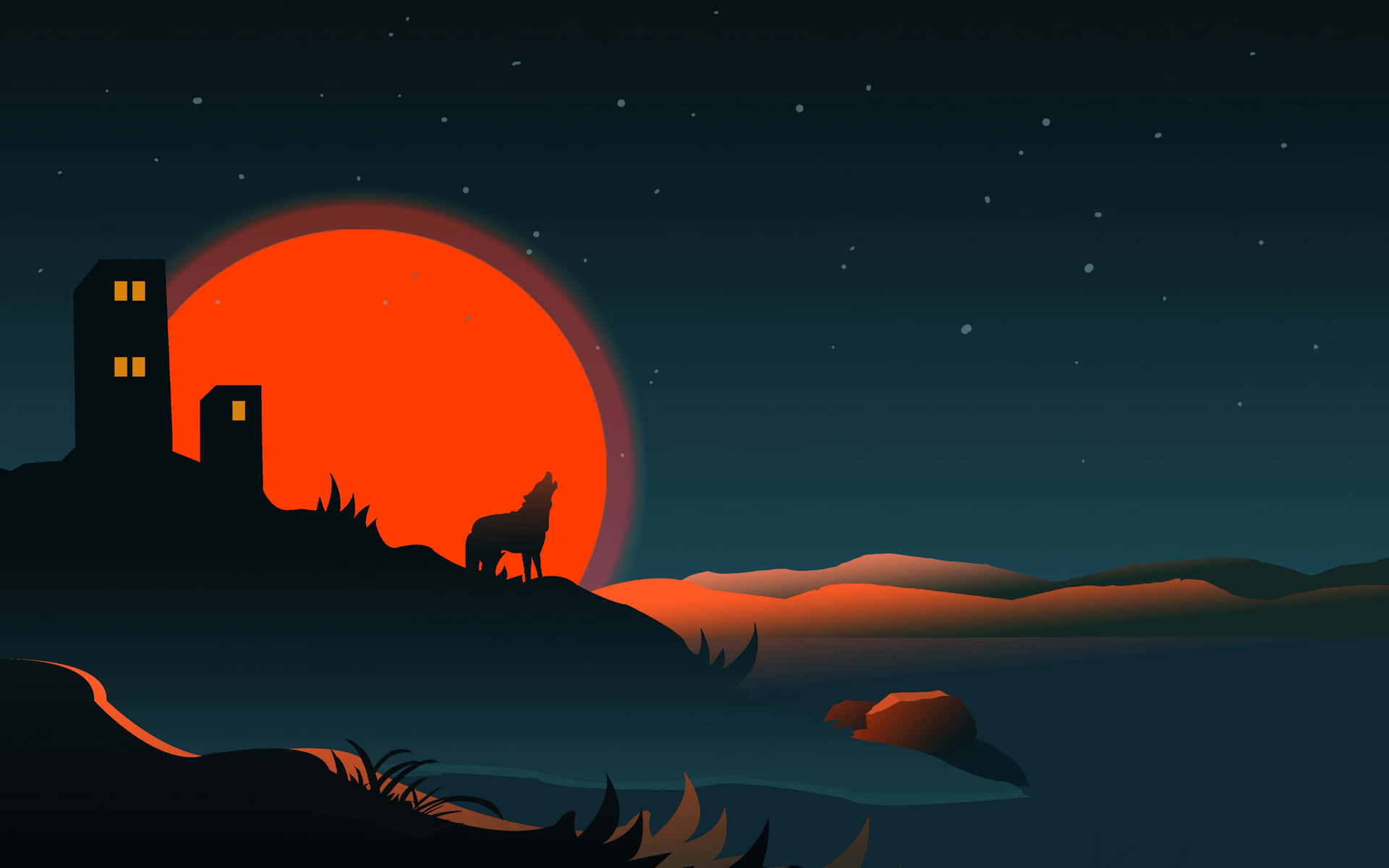 Out and About - A Grey Wolf Using Its Keen Senses