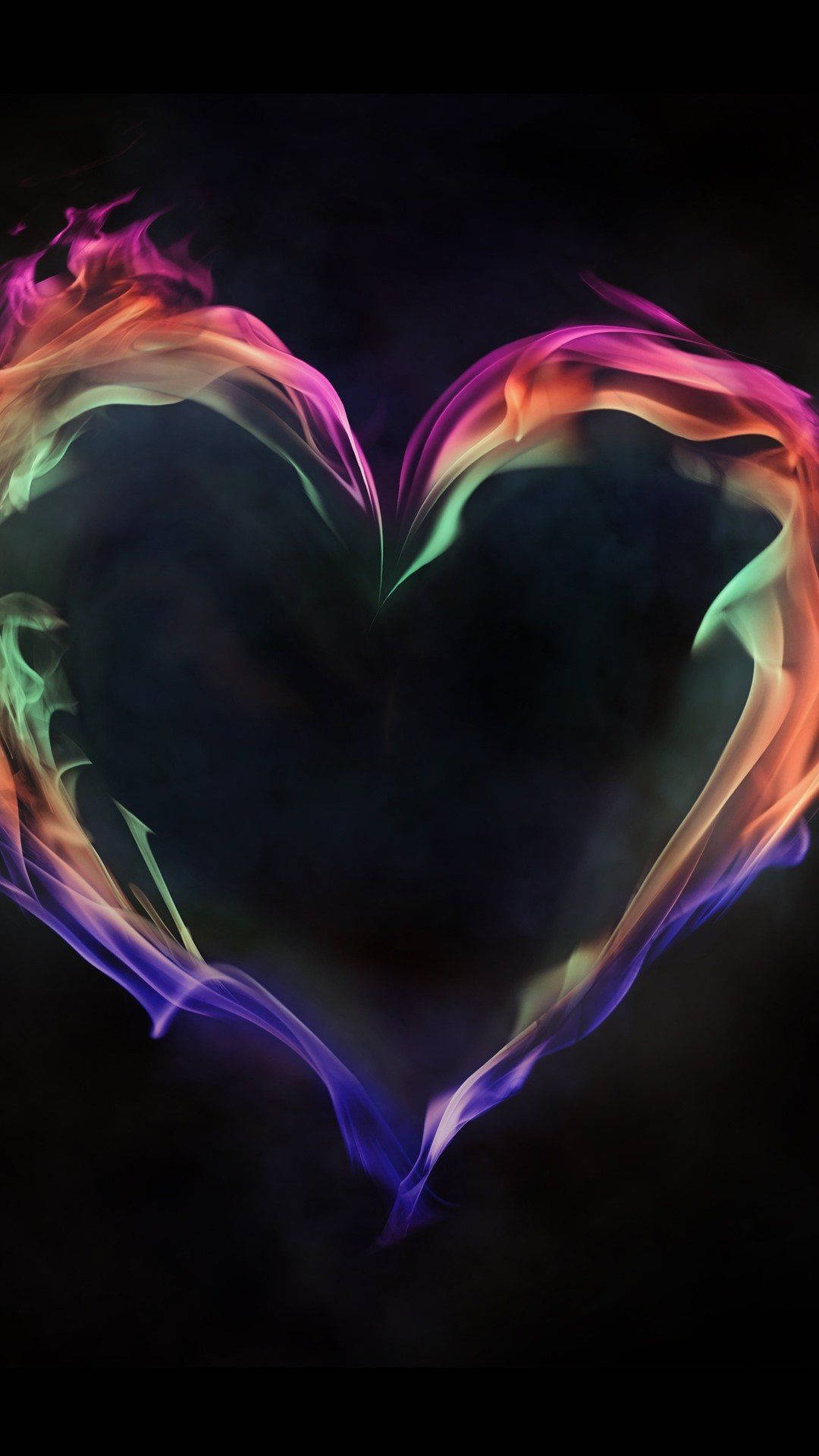 Maravillosailustración Para La Pantalla Del Iphone De Corazón. Fondo de pantalla