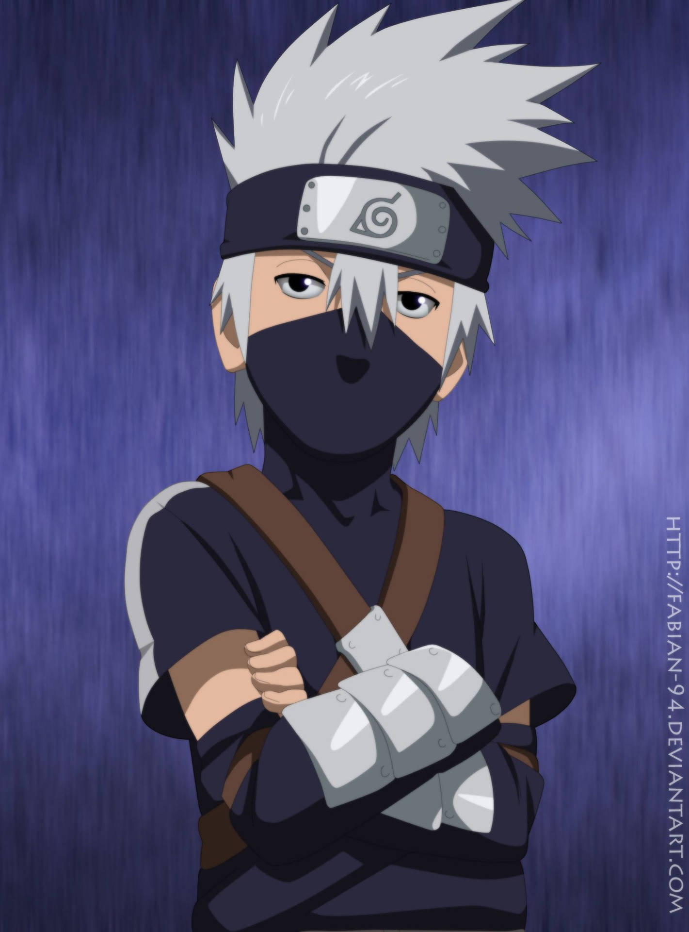 Ung Version Hatake Kakashi iPhone XR Vægmaleri Wallpaper