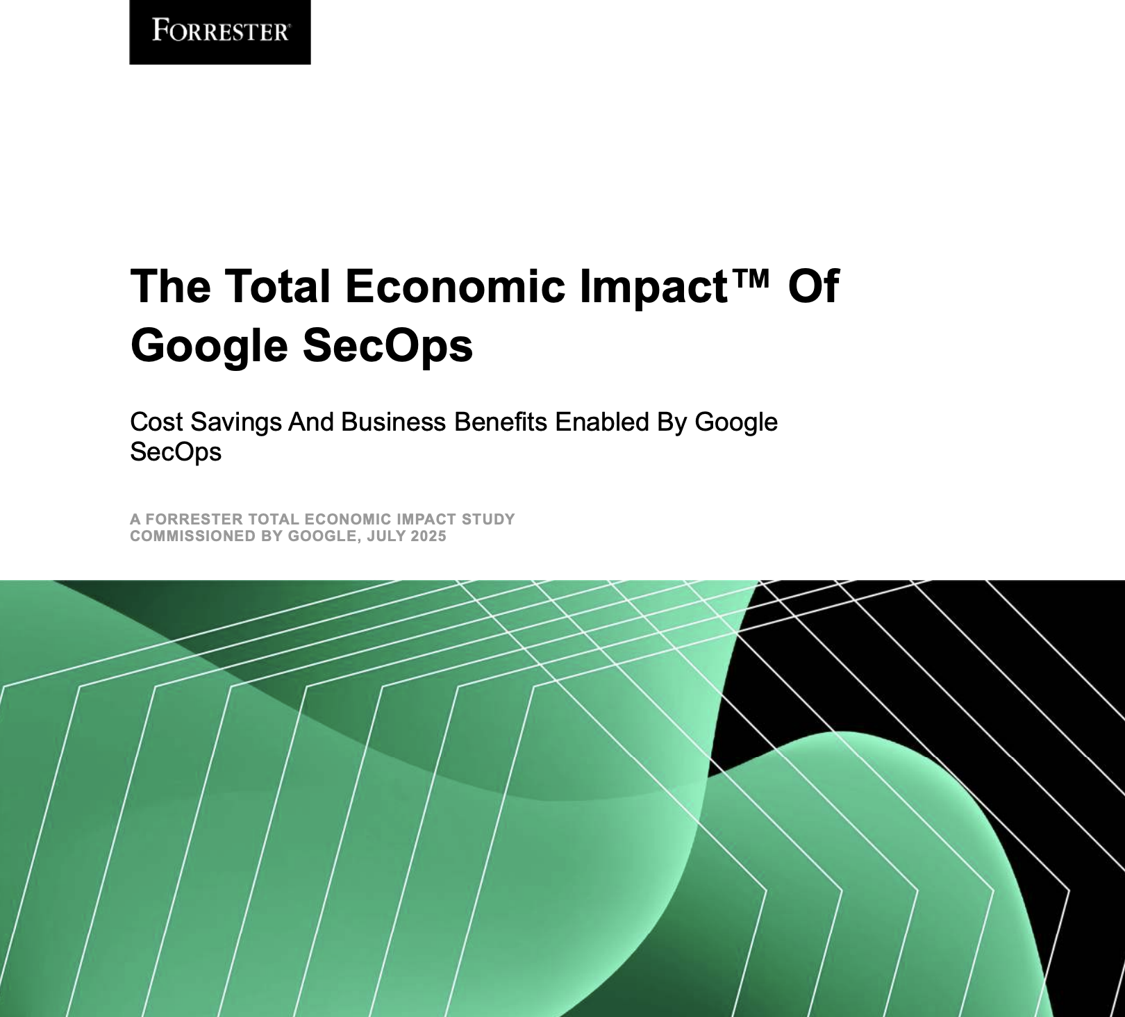The Total Economic Impact of Google Security Operations