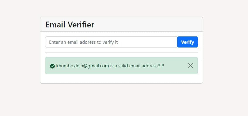 Email Verifier